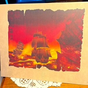 Disney Pirates of the Caribbean Lithograph